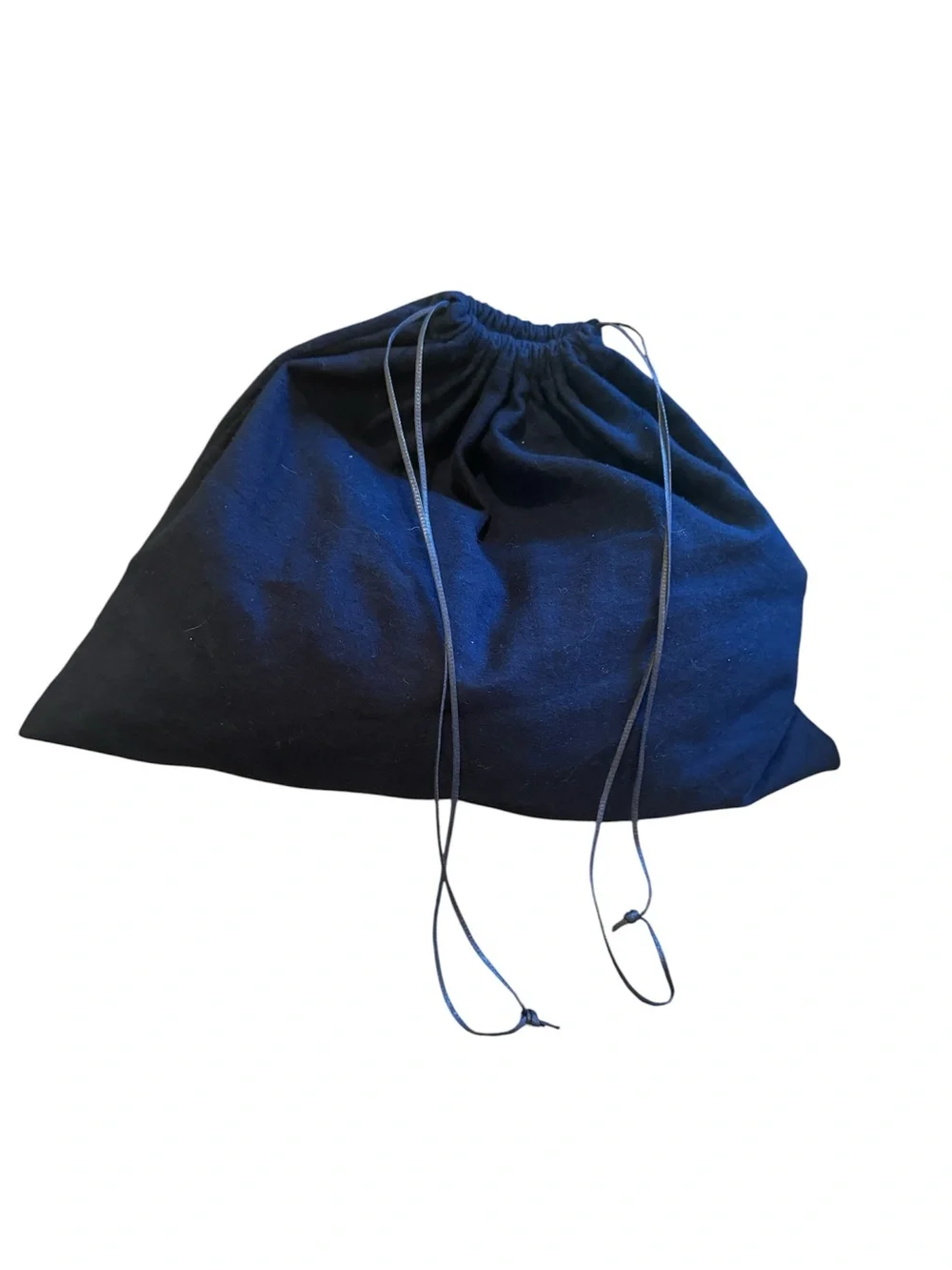 Authentic Prada Navy Blue Microfiber Drawstring Dust Bag 17.5” x 13”